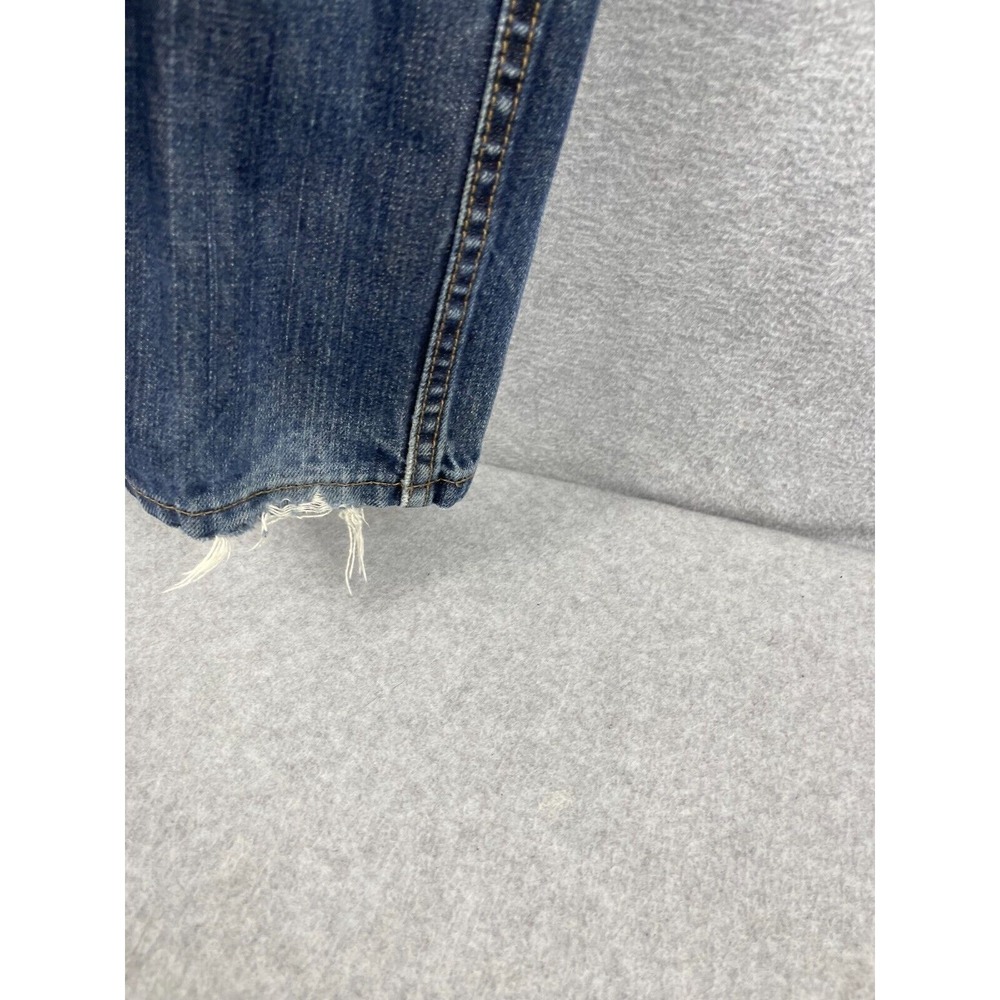 Levi's 505 Jeans Mens 29 Blue Regular Fit Western Rancher Cowboy Dark Wash 29x32 - Picture 7 of 13